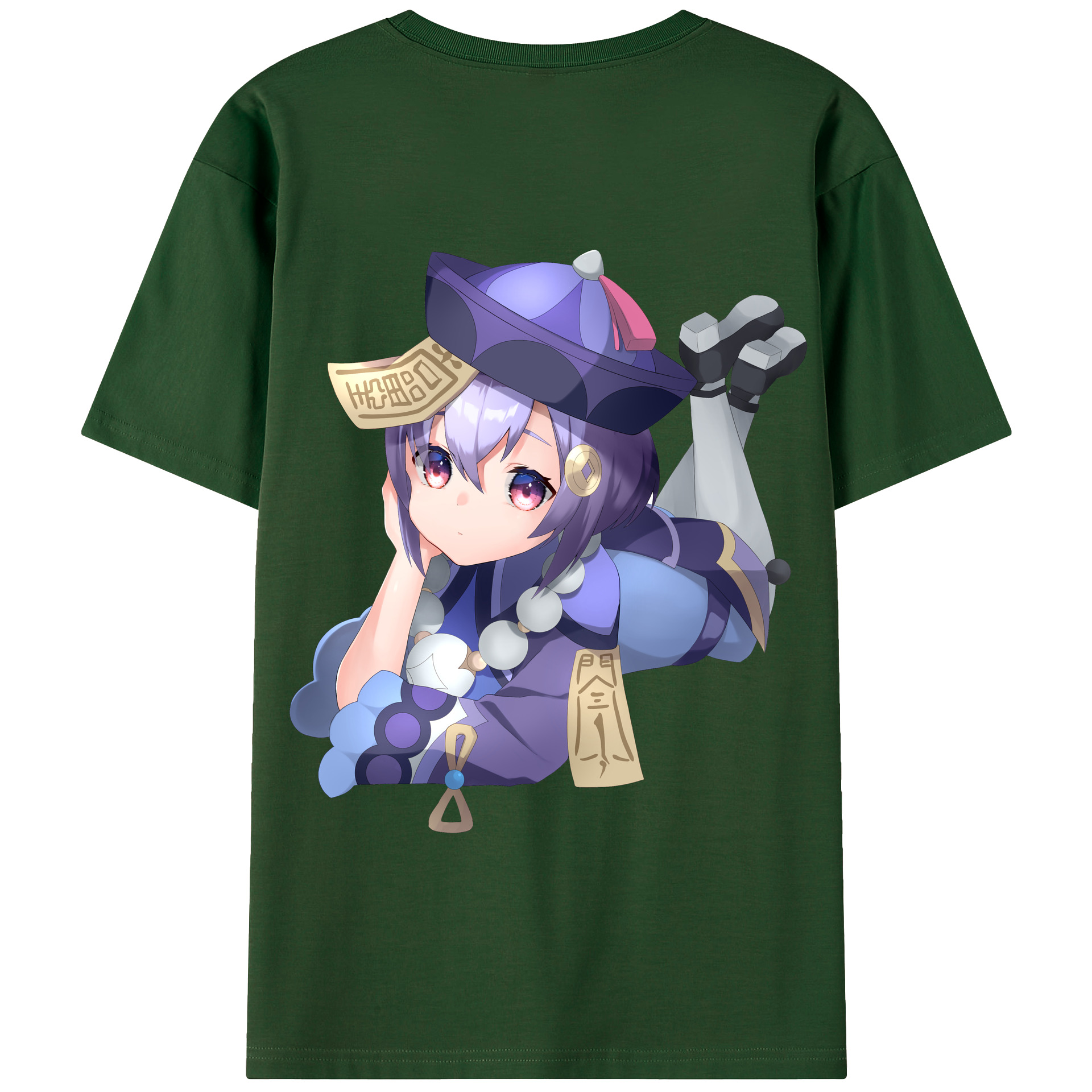 げんし神 七七 なな  genshin Nana 綿100％半袖Tシャツ（背面プリント）